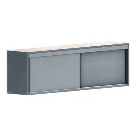 Armoire suspendue - Portes coulissantes - L 1500 x P 400 x H 600 - Inox murale - ASF/154 Armoire suspendue - Portes coulissantes - L 1500 x P 400 x H 600 - Inox murale - ASF/154