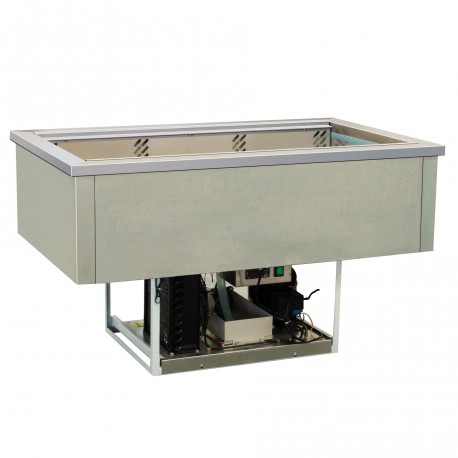 Cuve réfrigérée 2 bacs GN 1/1 - Froid ventilée - GNCV - GN2CV Cuve réfrigérée 2 bacs GN 1/1 - Froid ventilée - GNCV - GN2CV