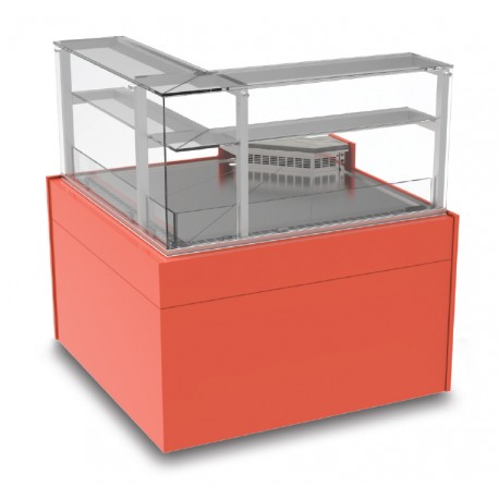 Vitrine réfrigérée à angle intérieur de 45° - Ventilée - KUIR - Long. 848 mm Vitrine réfrigérée à angle intérieur de 45° - Ventilée - KUIR - Long. 848 mm