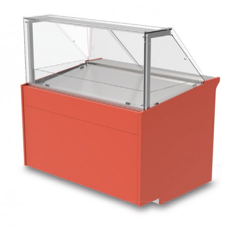 Vitrine réfrigérée ventilée - Version entremets glacés - KUREG - Long. 1290 mm Vitrine réfrigérée ventilée - Version entremets glacés - KUREG - Long. 1290 mm